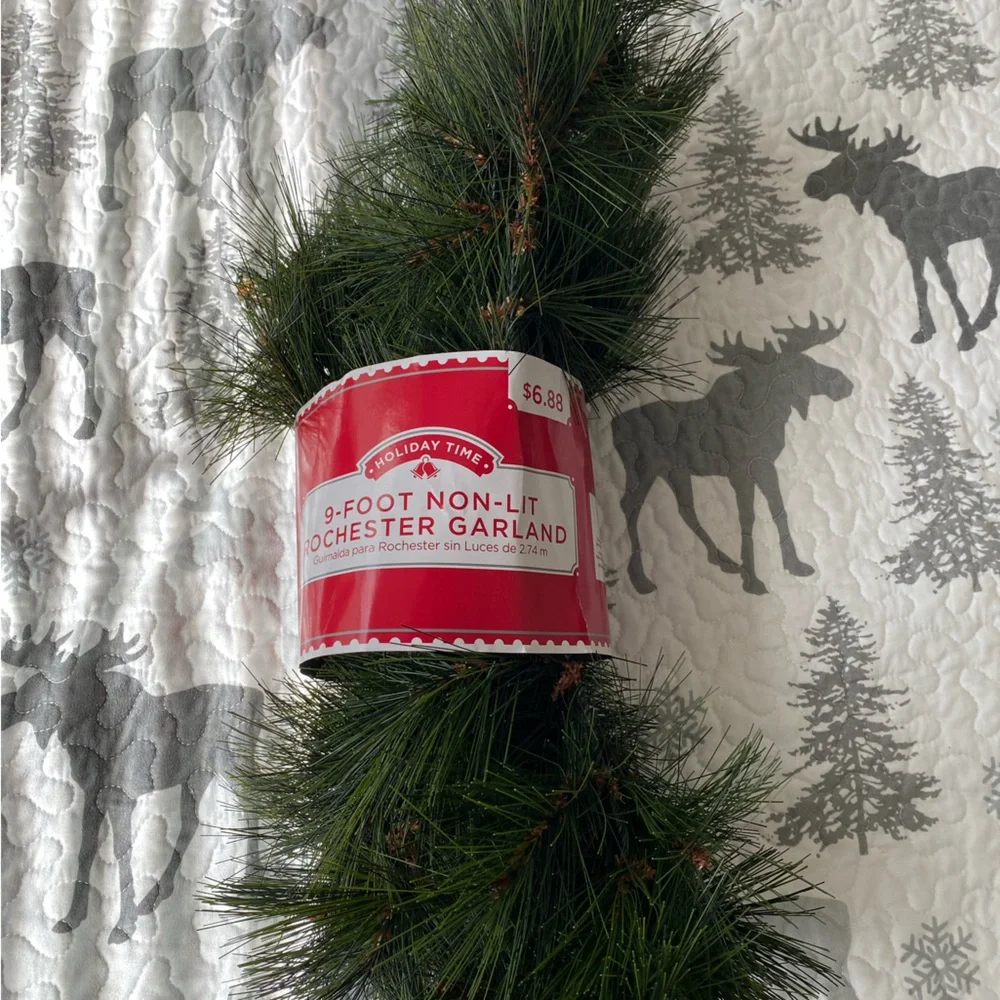 Walmart 9 foot Christmas garland